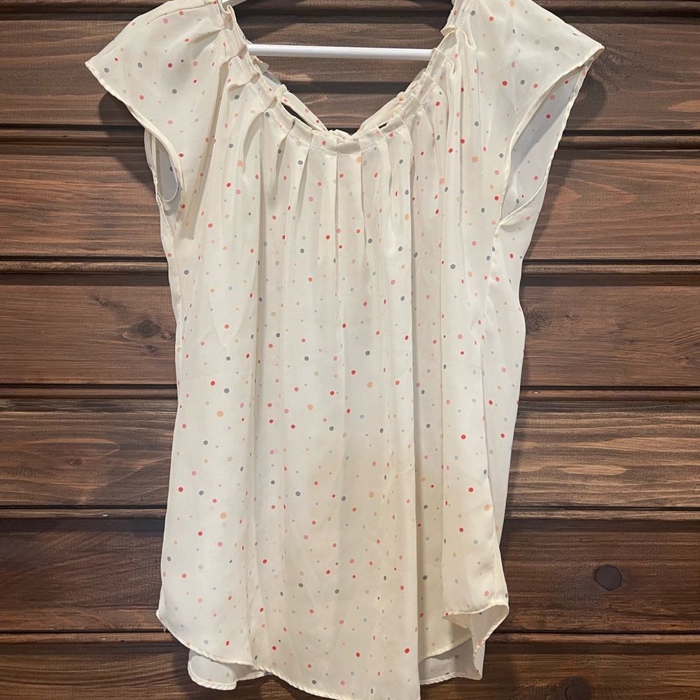 Polkadot Lauren Conrad shirt